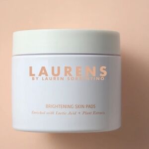 NIB Laurens Brightening Skin Pads With Lactic Acid + Plant Extracts